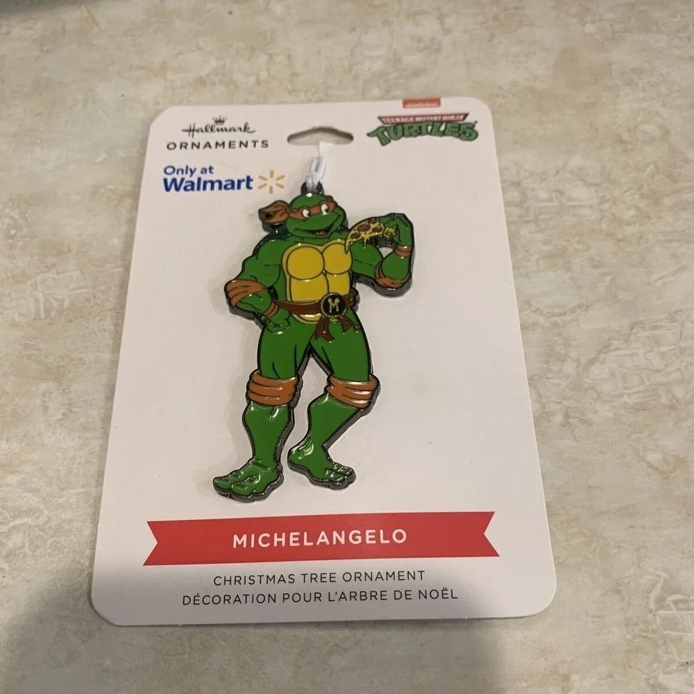 Set of 2‎ Teenage Mutant Ninja Turtles,  Michelangelo, Hallmark Ornament